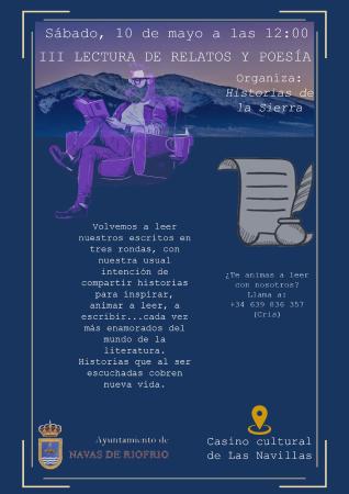 Imagen III LECTURA DE RELATOS Y POESÍA