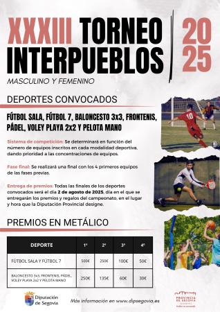 Imagen XXXIII TORNEO INTERPUEBLOS 2025
