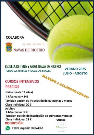 Imagen ESCUELA DE TENIS Y PÁDEL NAVAS DE RIOFRÍO