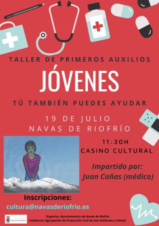 Imagen TALLERES DE PRIMEROS AUXILIO PARA JÓVENES