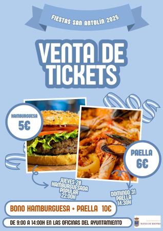 Imagen VENTA DE TICKETS FIESTAS SAN ANTOLÍN 2025