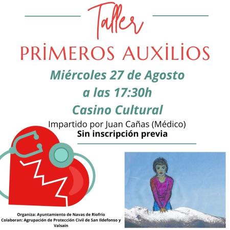 Imagen TALLER DE PRIMEROS AUXILIOS