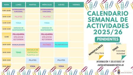 Imagen ACTIVIDADES 2025/26