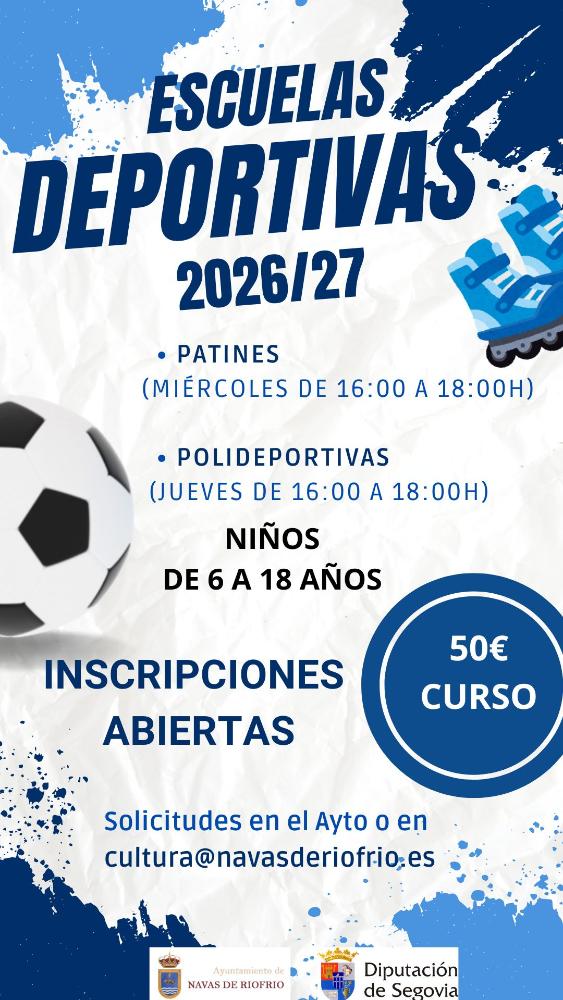 Imagen ESCUELAS DEPORTIVAS 2026/27